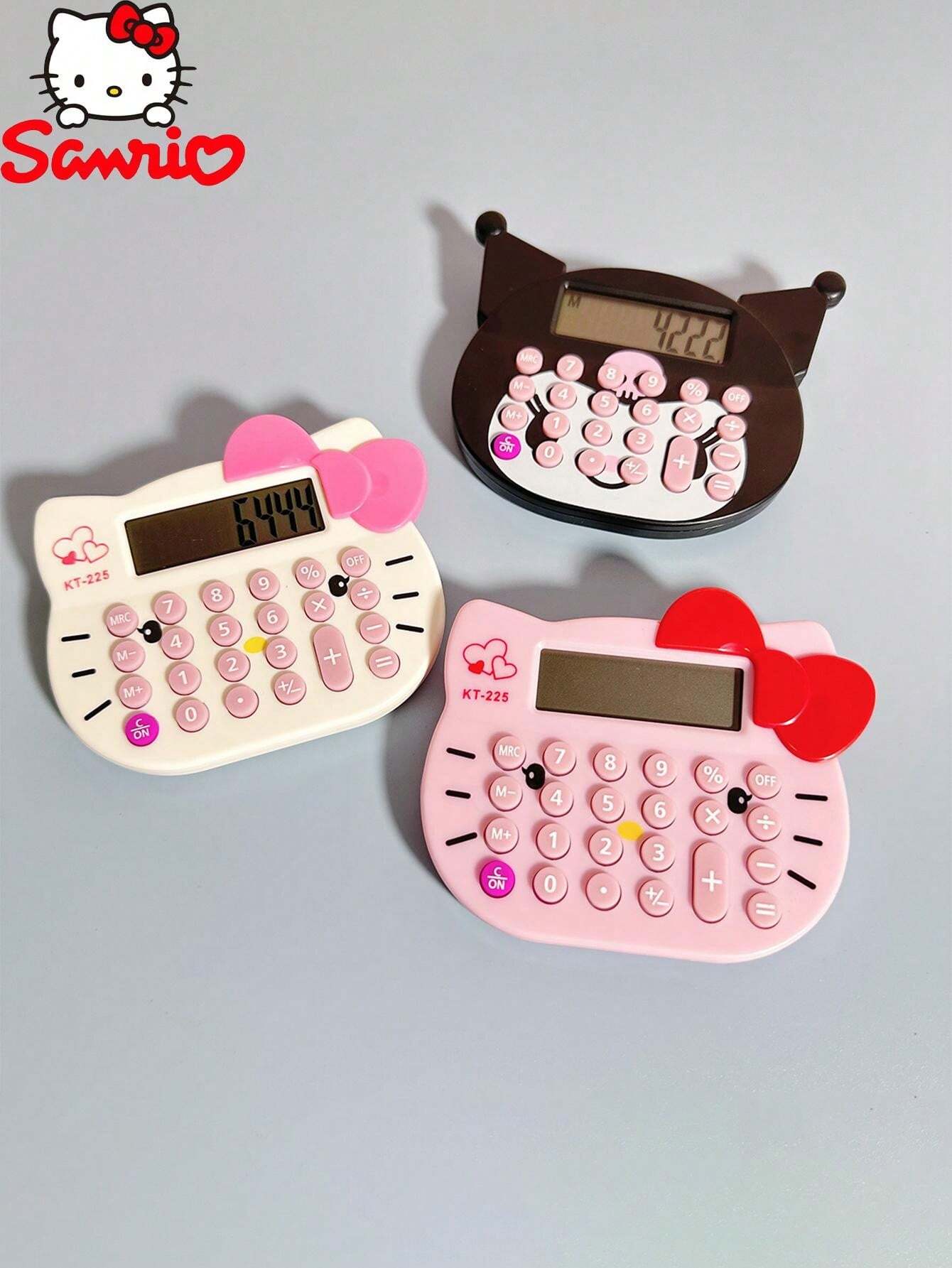 Cartoon Hello Kitty1pc Kurome Style 8Digit Calculator Student