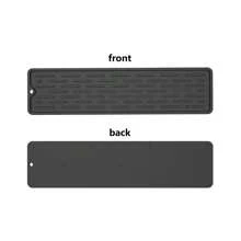 Home Use Non-Slip Countertop Mat, Narrow Edging Silicone Kitchen Cutting Board Non-Slip Mat, Bar Mat, Soap Dish, Coasters, Drain Mat, Water Tap Anti-Splash Mat - Multicolor - View 12