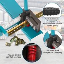 BriSunshine DIN Schiene Cutter, Doppel Nut DIN Schiene Cutter, zum Schneiden von 35 mm DIN Schienen