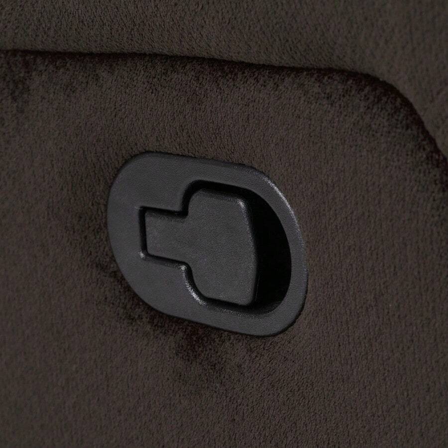 Classic Design, Brown Plush Fabric, Glider Recliner SHEIN USA