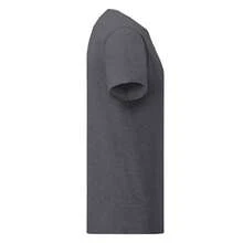 Fruit of the Loom Mens Iconic Premium Ringspun Cotton T-Shirt (Dark Heather) - Dark Grey - View 1