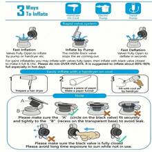 Ghế sofa bơm hơi lớn Slouchy Ghế dài bằng nhựa PVC Ghế sofa hạt đậu Ghế dài Puff Ghế dài Tatami Đồ dùng phòng khách Cắm trại ngoài trời Đồ cắm trại - Cà phê nâu - Xem 10