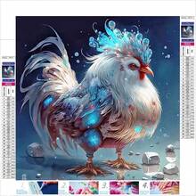 Tranh nghệ thuật kim cương 5D, Tranh kim cương khảm cỡ lớn, Câu đố tự làm thủ công, Họa tiết động vật cung hoàng đạo dễ thương, Tranh gạch kim cương khoan không có khung - Nhiều màu - Xem 20