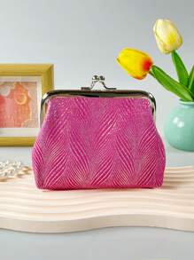 Textured Fabric Small & Card Holder Velvet Material Gifts Essentials Items For Women Wallet Mini Wallet Purse Wallet Coin Wallet