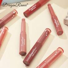 Dragon Ranee Barra de labios nutritiva mate, resistente al agua, crema de labios mate de terciopelo de larga duración para maquillaje europeo y americano - 2# - Ver 7
