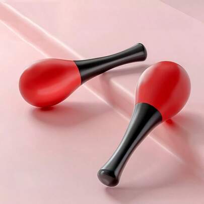 2 peças/5 peças Instrumentos Musicais Orff Claves, Bolas Chocalho para Treino Auditivo, Ferramenta Musical para Sala de Aula de Alunos, Acessórios Coloridos de Treinamento de Som