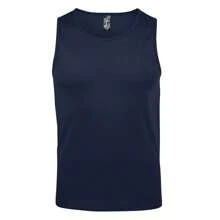 SOLS Mens Justin Sleeveless Tank / Vest Top (French Navy) - Blue - View 1