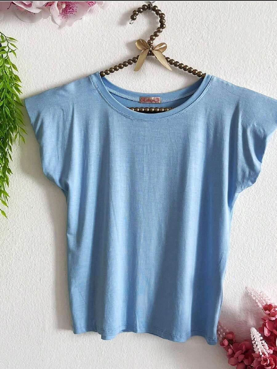 Women's Blouse - 淺藍色 - 查看 1