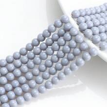 Environ 50 pièces Fil de perles en cristal clair de 8 mm, perles de verre pour la conception de bracelets, colliers, décoration de rideaux