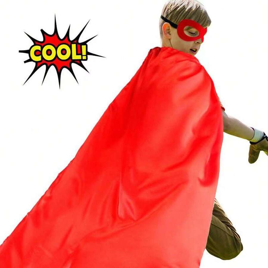 孙悟空连帽斗篷，红色金箔天王披风，适合化装舞会 - 斗篷 - 查看 1