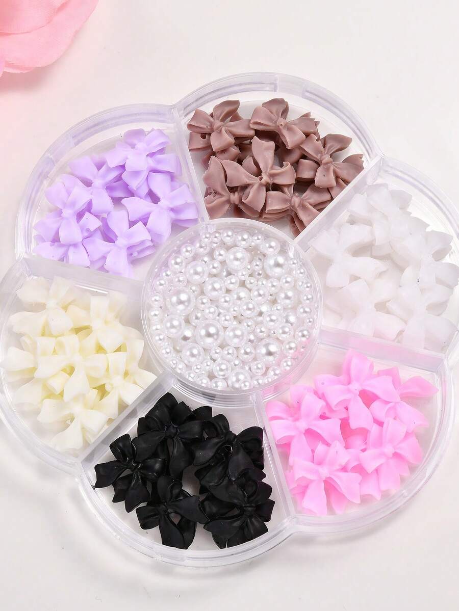 Box Set Plum Blossom Nail Art Decorations, Popular