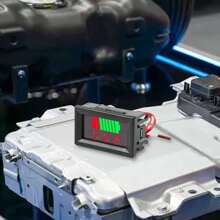 电池监视器二合一电池电压表 12V 24V 36V 48V 60V 72V LED 数字电池容量测试仪适用于高尔夫球车、汽车、房车、船舶、俱乐部车辆 - 常規 - 查看 5