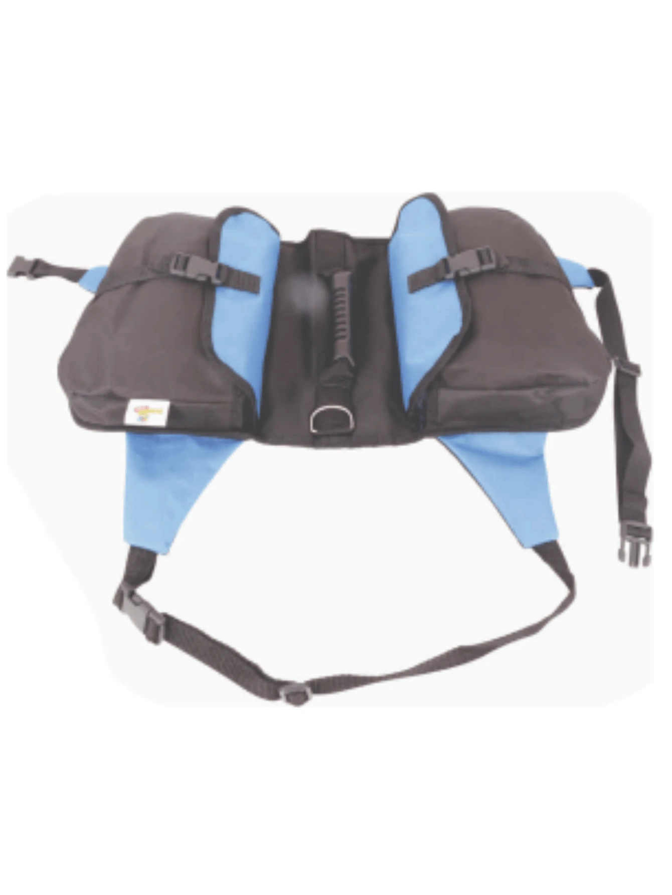 Large Dog Backpack With Zipper For Walking, Traveling, Trails And Leash Attachment - 黑色 - 查看 1