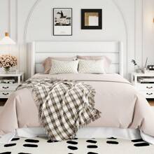 Allewie Lift Up Storage Bed With Modern Wingback Headboard, Hydraulic Storage, No Box Spring Needed, Full/Queen/King Size Bed Frame * Bed Frame Queen Queen Bed Frame Bed Frame Full Full Size Bed Frame King Size Bed Frame Twin Bed Frame Room Decor Home Decor Christmas Decor Bedroom Decor Valentine Day Decor Storage Living Room Decor Furniture House Decor - 白色 - 查看 2