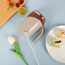 Self-Stirring Mug: Rechargeable Automatic Magnetic Self-Stirring Coffee Mug, Rotating Home Office Travel Mixing Cup, For Stirring Coffee, Chocolate, Milk, Protein Powder, Cocoa, Etc., Perfect For Office, School, Gym - Coffee Brown - View 6
