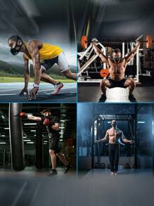 1 pieza Máscara de entrenamiento de capacidad pulmonar para correr, que simula la resistencia cardiopulmonar a la altitud alta, hipoxia y autotortura física para acondicionamiento físico - Negro - Ver 5