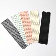 Home Use Non-Slip Countertop Mat, Narrow Edging Silicone Kitchen Cutting Board Non-Slip Mat, Bar Mat, Soap Dish, Coasters, Drain Mat, Water Tap Anti-Splash Mat - Multicolor - View 3