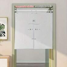 FEPK 1pc Black Adjustable Tension Shower Curtain Rod, Extendable Bath Curtain Pole, Bathroom Decorating Accessory, Closet & Window & Towel Rack Holder Summer - Black 20.86-35.43in - View 12