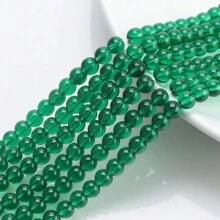 Environ 50 pièces Fil de perles en cristal clair de 8 mm, perles de verre pour la conception de bracelets, colliers, décoration de rideaux