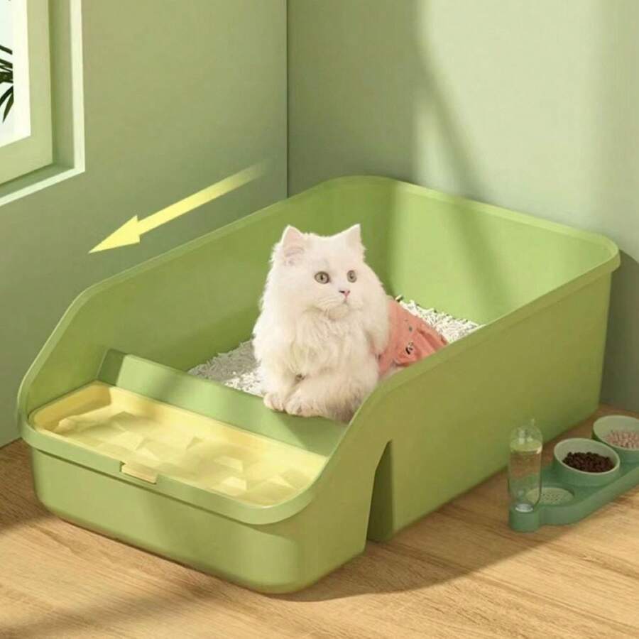1 Color Is Random, Cat Litter Box Large Size Fully SemiEnclosed Extra