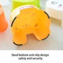 CASAMAX WL Taburete de plástico diseño de animales 19.5*16*12 cm - EL DISEÑO SE ENVÍA AL AZAR - Multicolor - Ver 4