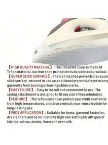 1pc Shoe Cover Iron Plate Cover Iron Heat Protector Iron Based Electric Iron Protector Cloth Apartment Essentials College Dormitory Essentials Home Essentials Iron Plate Cover Protect Your Iron Back To School Supplies For Home Travel Accessories