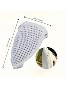1pc Shoe Cover Iron Plate Cover Iron Heat Protector Iron Based Electric Iron Protector Cloth Apartment Essentials College Dormitory Essentials Home Essentials Iron Plate Cover Protect Your Iron Back To School Supplies For Home Travel Accessories