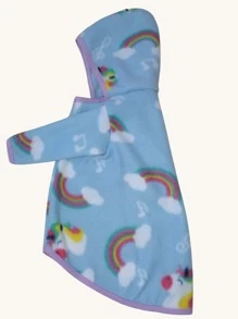 Roupinha Pet Macho Soft Inverno Agasalho Pijama Com Toca e Manga Roupa Cachorro e Gato