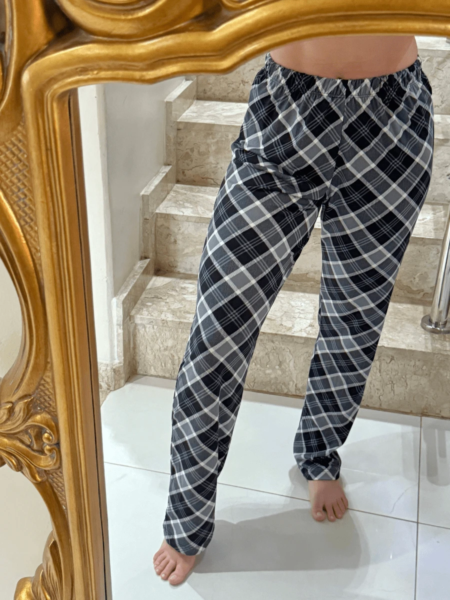 Women Sleep Bottoms - Light Grey - View 1