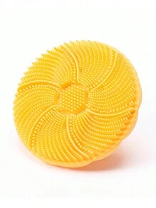 WANMEI Flowers Soft Silicone Body Exfoliating Brush,Soft Silicone Body Cleansing,Gentle Exfoliation & Massage For Deep Clean, Handheld Shower Cleaning Brush Facial Cleansing Tools 1pc Body Shower Scrubber Exfoliating Brush Face Cleansing Brush Blackhead Remover Soft Bristle Cleaning Brush Manual Massage Face Cleansing Brush