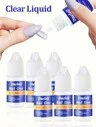 1PC/6PCS/10PCS/20PCS/40PCS Nail Glue For Acrylic Nails, 3g Clear Long Lasting Rhinestone Gems Glue Gel, Nail Glue Gel Press On Nails For Nail Art Manicure