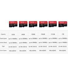 SANDISK SanDisk Extreme PRO MicroSDXC CARD, U3 4K V30 A2 Memory Card TF Flash Card 128GB 1TB 512GB 256GB 64GB 32GB, High Speed Micro SD Card Mini SD Card For Phone Camera Monitor Drone