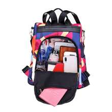 Secure & Stylish Anti-Theft Women's Travel Backpack – Versatile Rucksack For Travellers - Pink - View 3