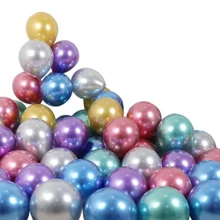50 Metallic Balloon Balloons Various Colors Chrome Platinum Chrome Premium Size 5 And 9 Inches - 尺寸 5 什錦 - 查看 4
