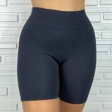 Short Second Skin Anagua Polyamide Plain Women's Bermuda Intimate To Wear With Skirt Or Dress - 黑色 - 查看 1