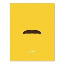 1 pieza Póster con la impresión de la banda Queen y Freddie Mercury, pintura en lienzo del arte de la película Bohemian Rhapsody, decoración de pared estilo hip hop sin marco - Multicolor - Ver 15