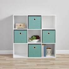 11" 9 Cube Organizer Shelf - 白色 - 查看 3