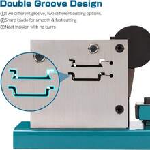 BriSunshine DIN Schiene Cutter, Doppel Nut DIN Schiene Cutter, zum Schneiden von 35 mm DIN Schienen