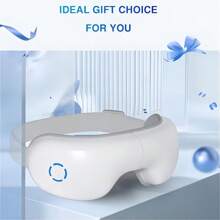 Eye Massager With Heat, Heated Eye Mask For Migraine Relief And Eye Care, Face Massager With 3 Massage Modes For Eye Strain Dark Circles Dry Eye, Ideal Gifts For Women And Men