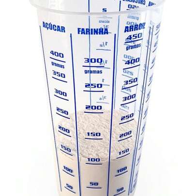 Copo Graduado Medidor de 500ml gramas sem tampa