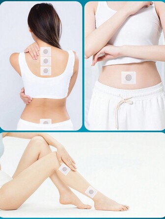 100 piezas de parches de moxa para el vientre, parches para el ombligo de cuidado diario con esencia de plantas naturales, suaves y no irritantes, reguladores y nutritivos, medicina china