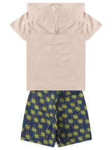 Boys' Coconut Tree Shadows Set - Màu be - Xem 2