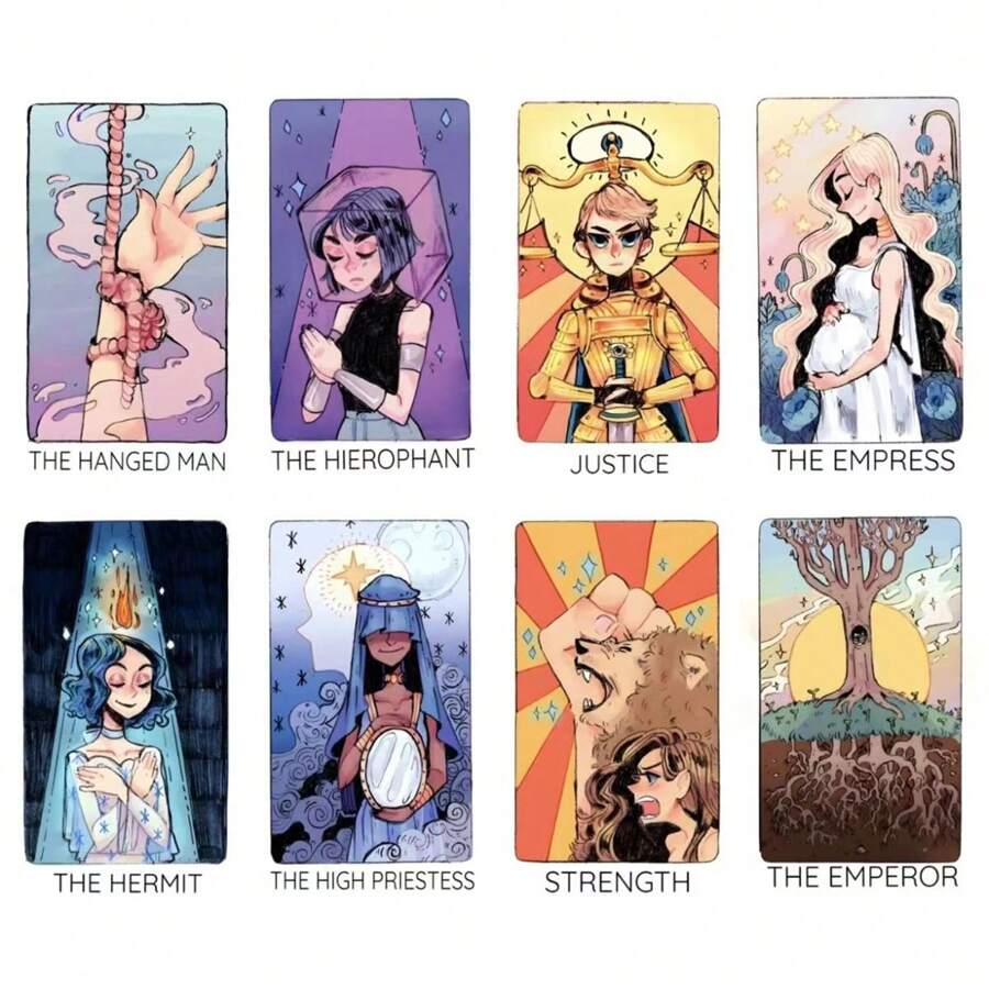 Britt's Third Eye Tarot Deck, 78 Cards,Invites You To Lift The Curtain