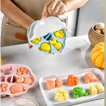 Baby Food Steamer Mold Set,  DIY Handmade High-Temperature Resistant Cartoon Baking Utensils - One Size - View 8