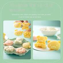 Baby Food Steamer Mold Set,  DIY Handmade High-Temperature Resistant Cartoon Baking Utensils - One Size - View 6