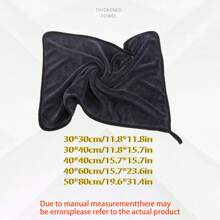 1 pezzo Panno per pulizia auto in microfibra chenille, assorbente e senza aloni, panno per dettagli auto