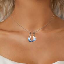 bamoer 1 PC 925 Sterling Silver Angel God Charms Wings Beads Heart Cupid Belief Pendant Fit Women Bracelet Necklace DIY Fine Jewelry - Silver - View 4