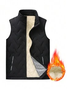 Gilet coupe-vent, imperméable et respirant épais et isolé pour la randonnée et le cyclisme en extérieur pour hommes