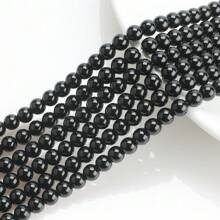Environ 50 pièces Fil de perles en cristal clair de 8 mm, perles de verre pour la conception de bracelets, colliers, décoration de rideaux