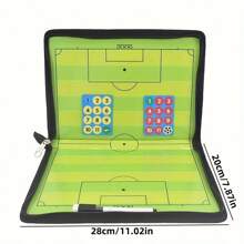 1PC Foldable Soccer Coaching Tactic Board Clipboard, Football Game Soccer Training Equipment, Soccer Whiteboard For Coaches Gear